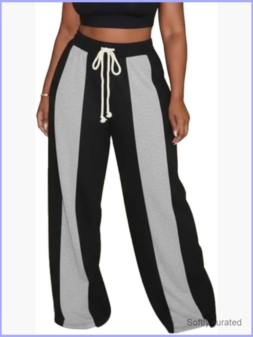 High Waisted Wide Leg Sweatpants Baggy Joggers Athletic Women